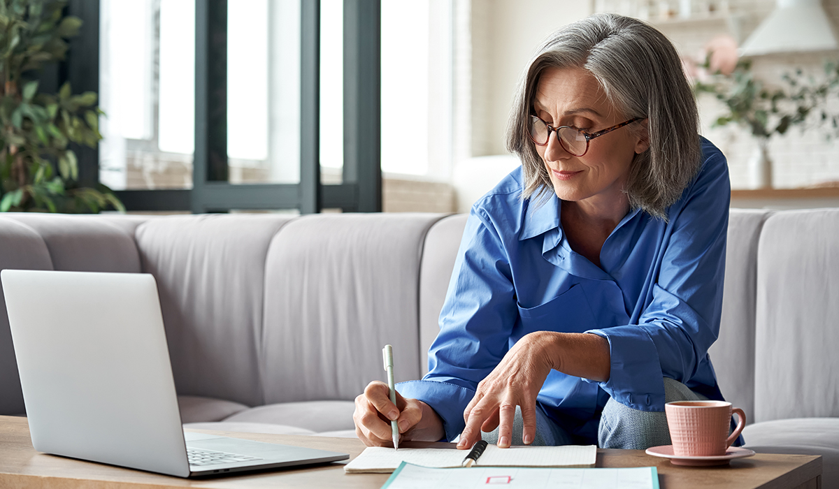 Woman Using GotW3 on Laptop for Telehealth